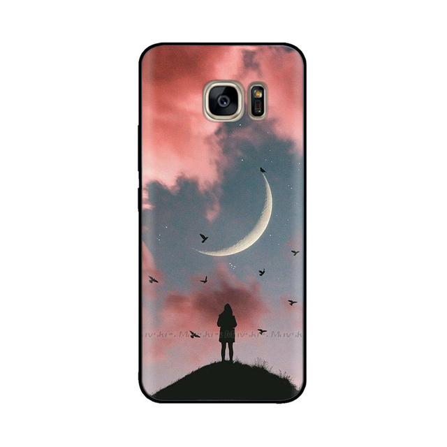 Силиконовый чехол для Samsung Galaxy S7 Edge, чехол S7, чехол для телефона Samsung Galaxy S6 Edge S 6, полная защита, мягкая задняя крышка