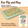 Multiplayer Interactive Battle Chess Toy Hot Selling Memory Flip Match Game Kids Elimination Board Game