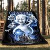 1 шт. Фланелевое одеяло Casper Ghost для улицы, легкое, теплое, уютное, для путешествий, кемпинга, офиса, из мягкой полиэфирной ткани