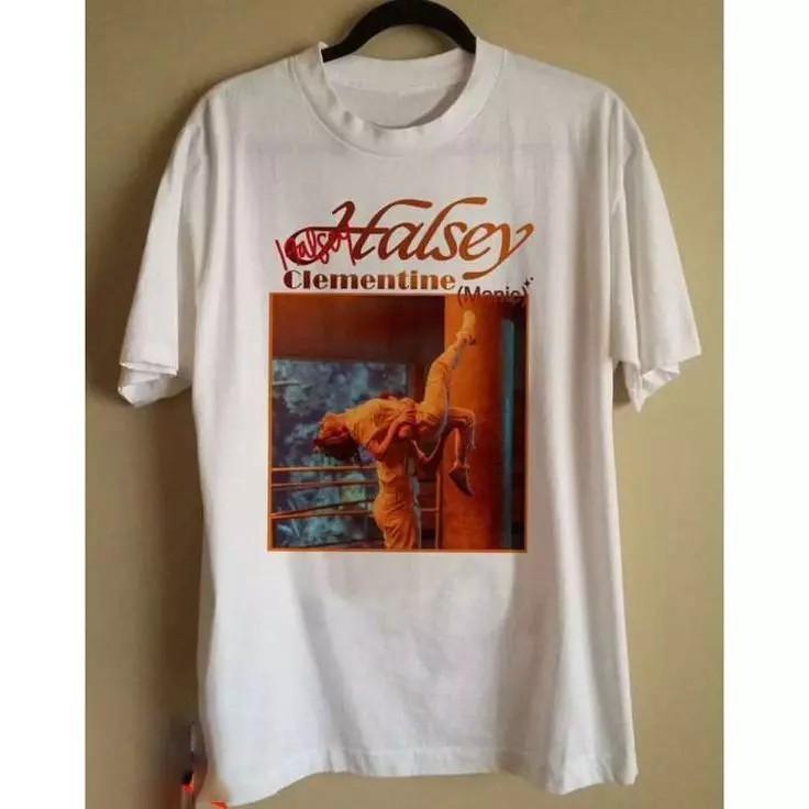 Halsey Clementine T-Shirt Tee Tee Unisex Cotton Tour S-5XL HS108 Unisex T-Shirt