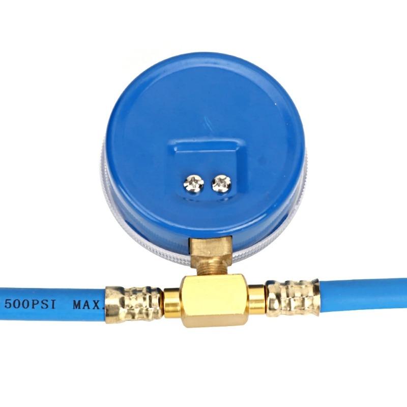 R134A  Instrument Table for Car Recharge Measuring Hose Can Tap Gauge Refrigerant Charging Pipe