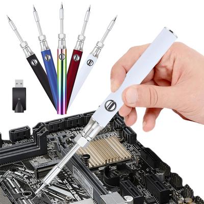 Беспроводная паяльная ручка Электрический паяльник Инструмент USB 5V 8W Перезаряжаемый и с регулировкой температуры Инструмент для пайки и ремонта