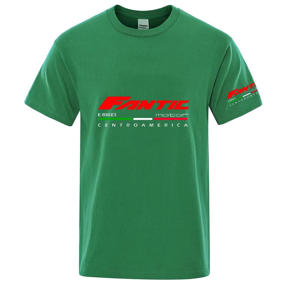 Fantic Motor Logo Print 2026 Unisexs Casual Exercise Tops Jogging Cycling Summer Quickdrying Daily Running Sportswear Tshirt