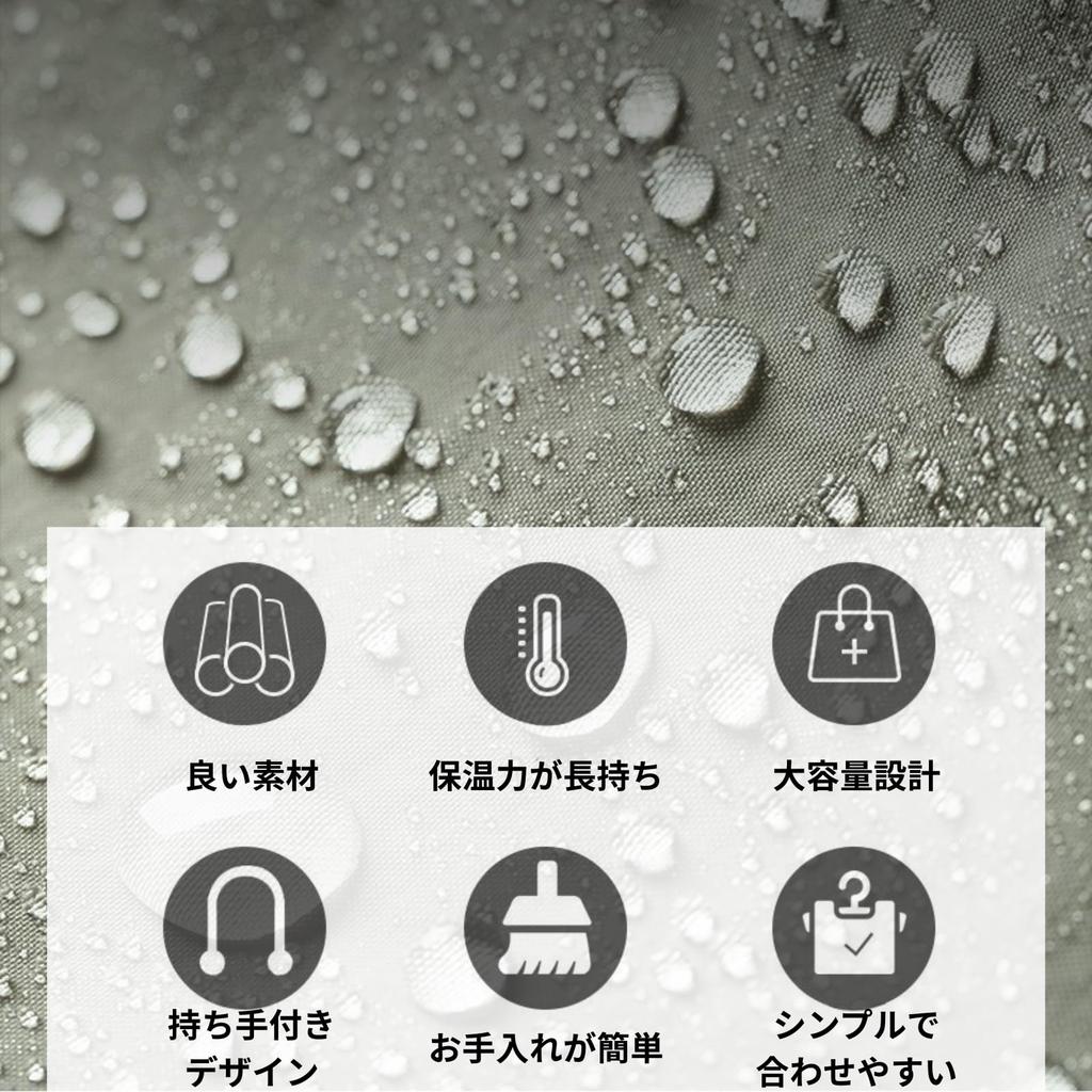 NASSIA Lunch Bag, Thermal/Cold Insulated, Foldable, Waterproof (Pink)