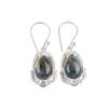 Authantic Moss Agate Gemstone 925 Sterling Silver Handmade Jewelry Earrings EE-41-28
