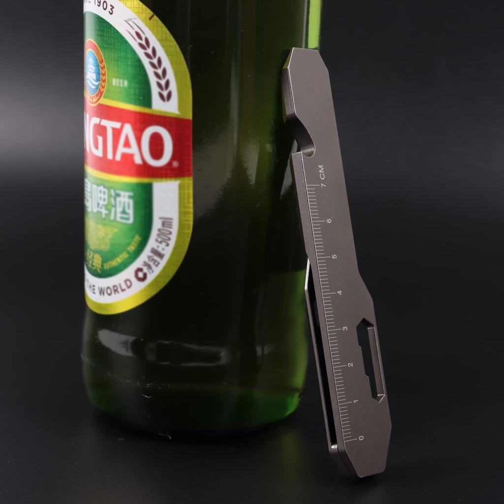 Hamans Titanium EDC EDC EDC Mini Crowbar Opener Pocket Multifunctional Tool with Carrying Bag Crowbar, Crowbar, Keychain, Crowbar, Holder,