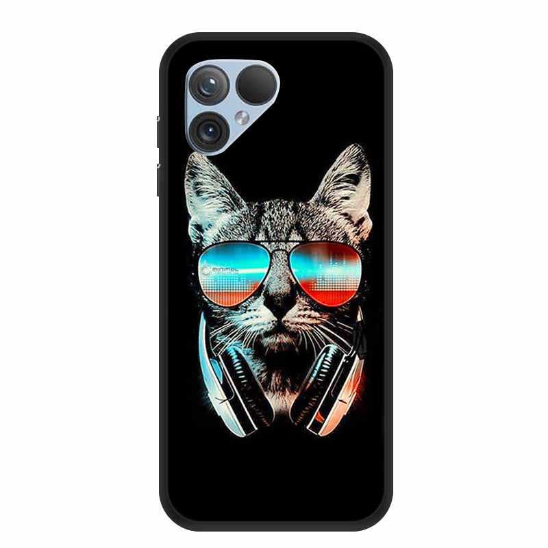 Чехол для Fairphone 5 6,46" ТПУ Животные Мягкий Силиконовый Бампер Задняя Крышка Чехлы для Телефона для Fairphone5 5G Волк Крутой Защитный Fundas