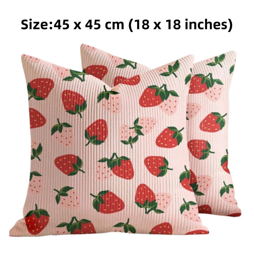 18x18in Throw Pillow Cover Floral Pattern Decorative Pillow Case New Cottage Pillowcase Home Decor
