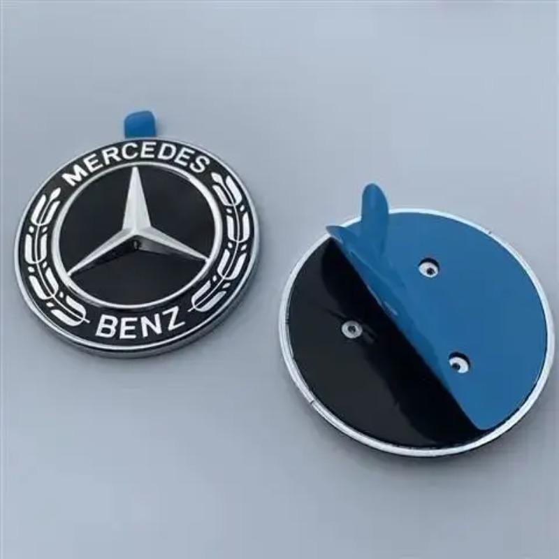 57мм Звезда Плоский Капот Логотип Для Mercedes Benz W204 W124 W201 W202 W212 W220 W205 Эмблема Значок наклейки автомобильные аксессуары