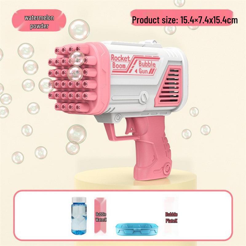 40-Hole Little Dinosaur Handheld Bubble Blower - Automatic Outdoor Toy for Kids