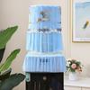 2Pcs/Set Dustproof Bucket Sleeve Lace Embroidered Printed Barrel Dust Cover Water Dispenser Cover