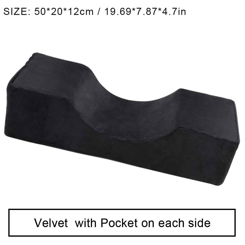 Подушка для наращивания ресниц, мягкая прививка ресниц, макияж, салон, пена с эффектом памяти, поддержка шеи, профессиональная с карманом