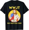 Disc Golf Shirt What Would Jesus Throw Frisbee Golf Unisex T-Shirt