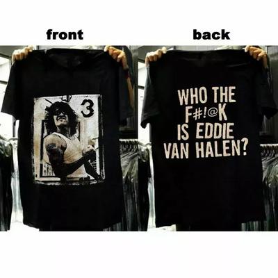 1998 Who The Is Eddie Van Halen Футболка Для Фанатов