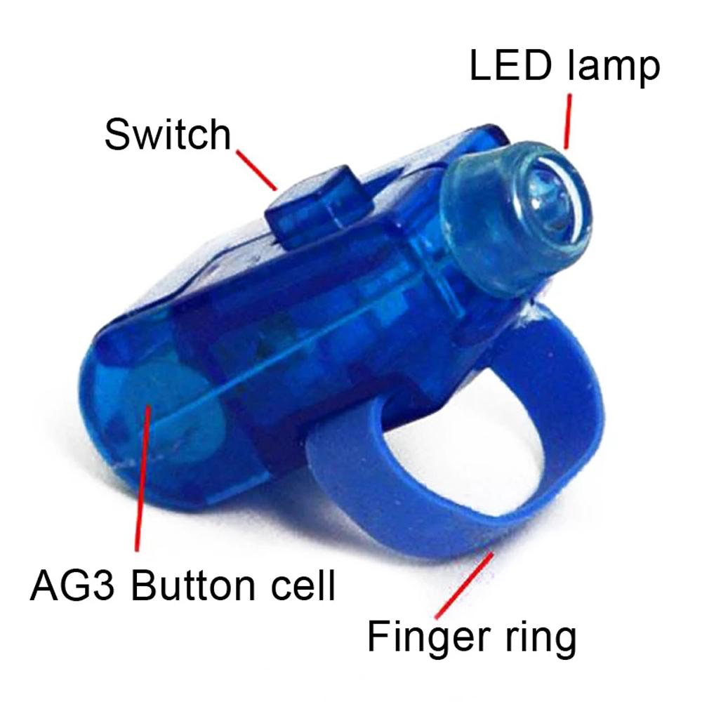 Flashlight Lamps Ring Lights for Raves Finger Lights Light-Up Toys Led Finger Lights Finger Ring