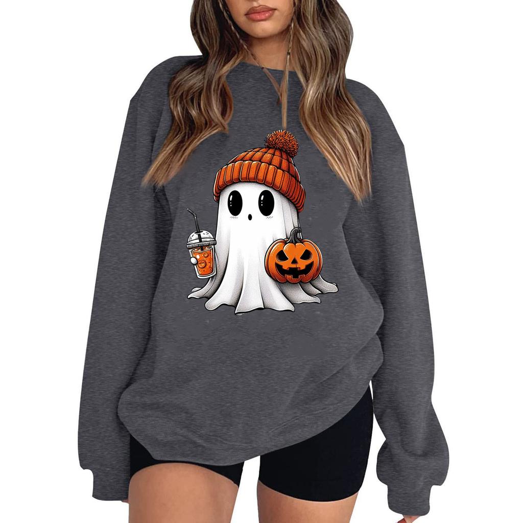 Женские модные топы, повседневные свободные пуловеры в полоску с круглым вырезом и длинными рукавами