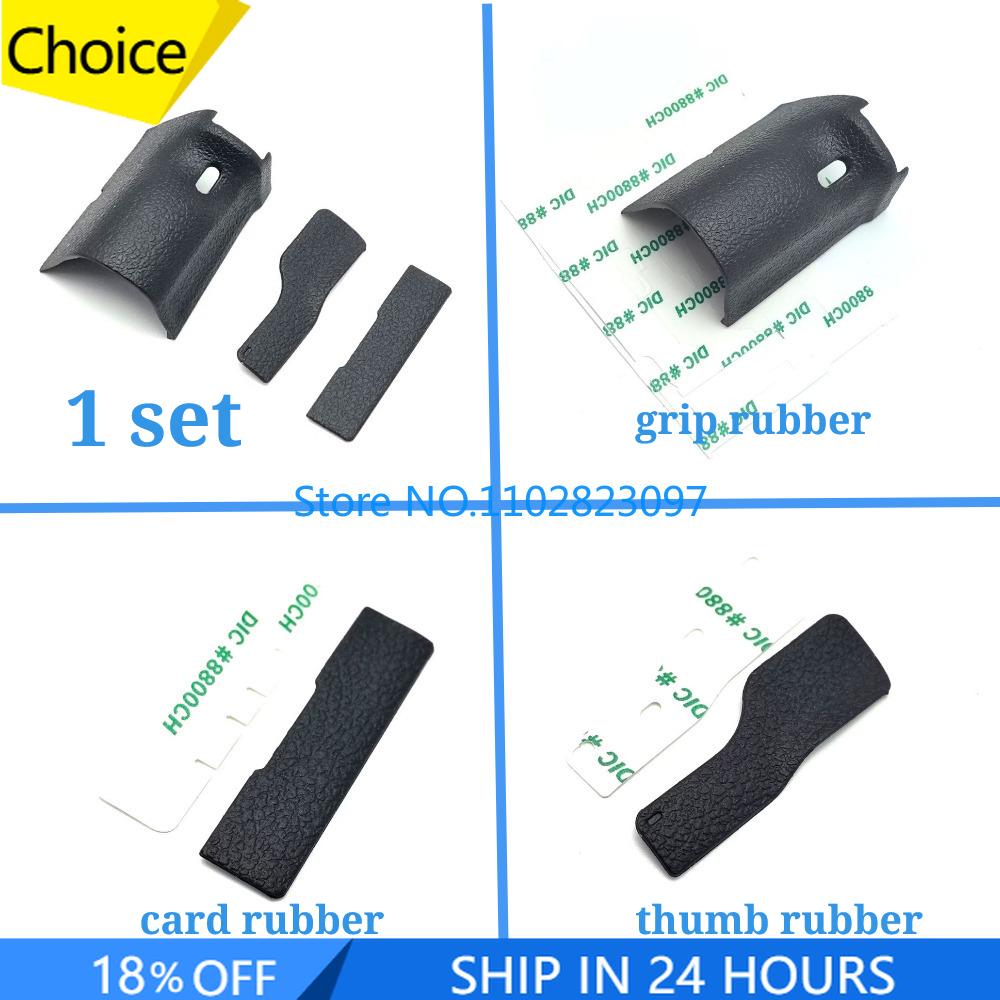 New for Sony ILCE-7M3 A7M3 A7III A7R3 A7RM3 A7RIII Body Rubber Hand Grip Rear Thumb SD Memory Card Cover leather Repair Part