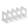 Book Organizer File Holder PP Minimalist Vertical 4 Slots File Sorter for Classroom Office Desktop