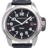 Б/у мужские кварцевые часы Hamilton HAMILTON 6309 Khaki Date Черные Q#149072
