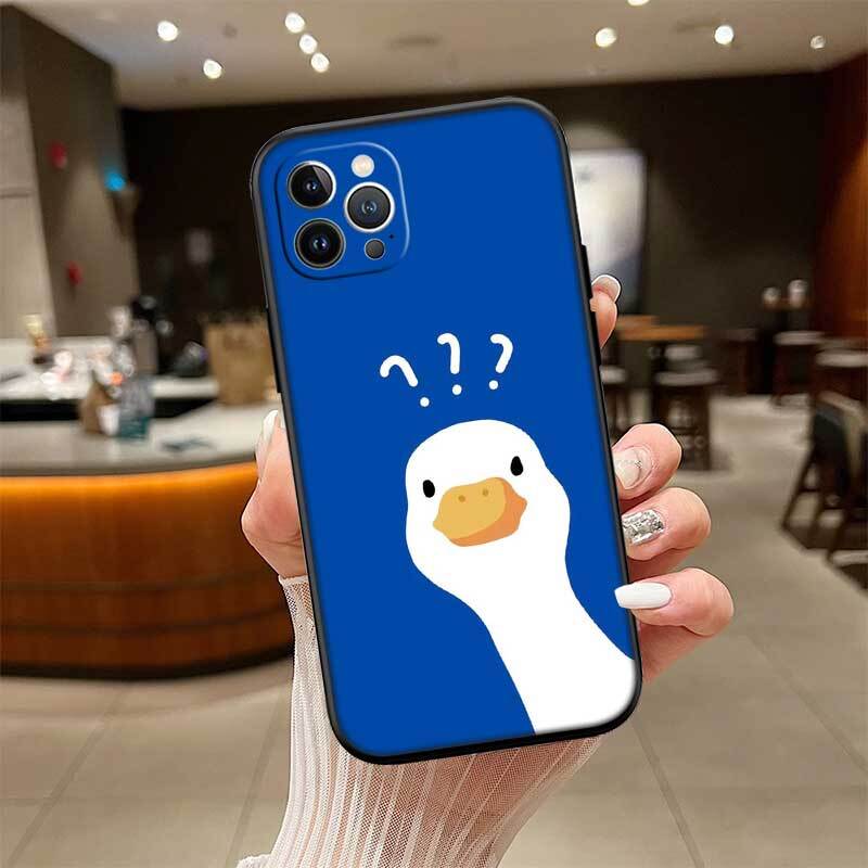 DUCK Cartoon Case for Samsung M55 M35 M15 A02 A05S A05 A06 A15 A12 A13 A10 A16 A20 A22 A24 A25 A30 A31 A32 A33 A35 A42 A50