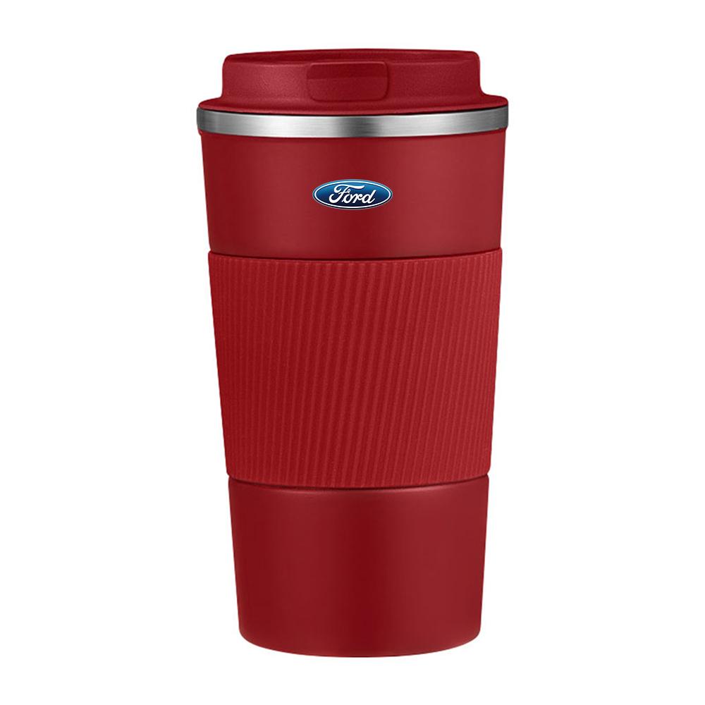 EWTJ7 Car Styling Stainless Steel Coffee Cup Double Layer Vacuum Insulation For Ford Ranger Focus Kuga Mustang Fusion Esco Mondeo mk5