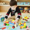 Variety Cartoon Toolbox Children'S Wooden Puzzle Simulation Assembly Screw Nut Play House Toy