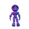Articulated Skeleton Astronaut Figurines, 3D Printed, Movable Joints, Sliding Helmets, Space-Themed Collectibles, Ideal for Home