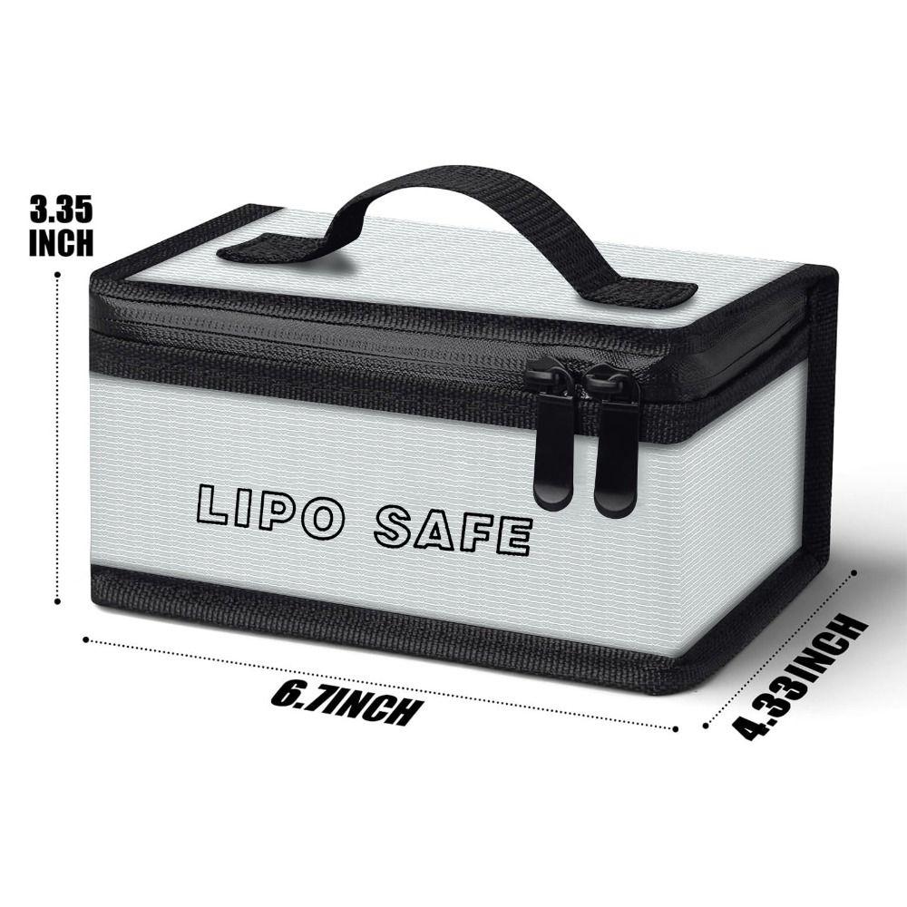 Waterproof Battery Fireproof Handbag Portable Lipo Protective Case  RC Battery Storage