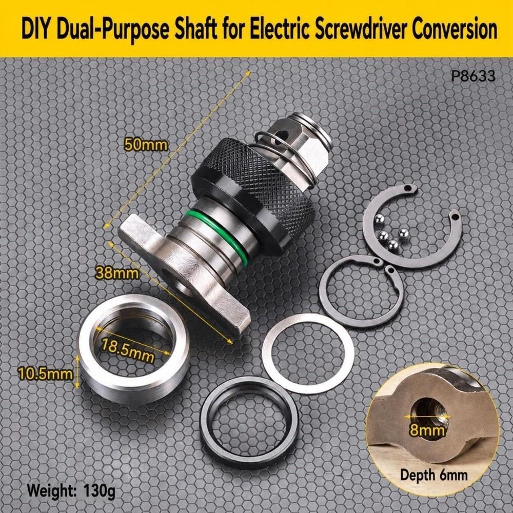 High Hardness Conversion Shaft Kit High Concentricity Impact Wrench Adapter Wrench Conversion