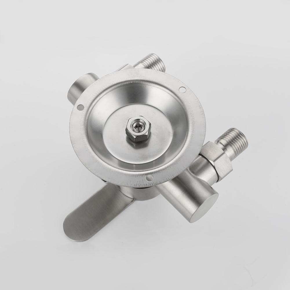 Душевые смесители Смеситель горячей и холодной воды Настенный Металлическая ручка Аксессуары для душа в ванной комнате Нержавеющая сталь G1/2 дюйма Подъемный тип