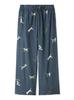 Gelato Pique Cat Print Long Pants PWFP241321 NVY Women's