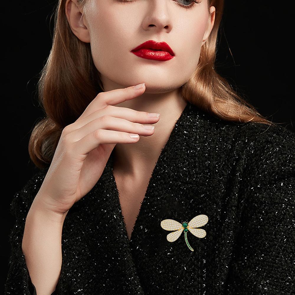 Senior Brooches Flower Leaf Brooch Pins for Women Suit Pendant Fashion Brooches Jewelry