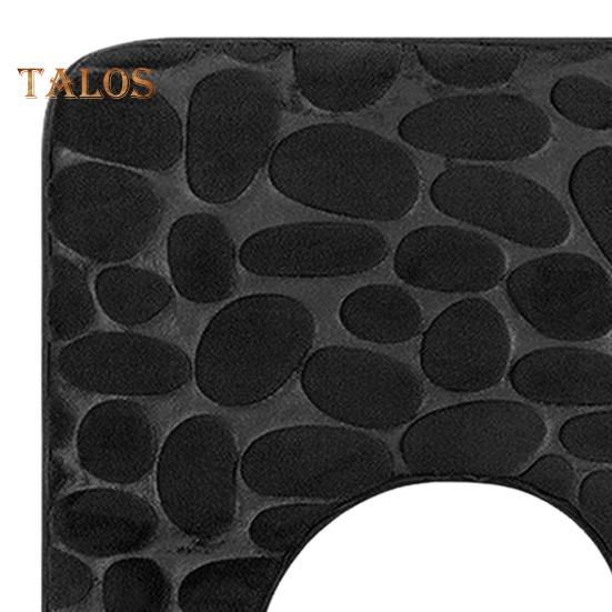 Коврик для унитаза износостойкий суперабсорбирующий нескользящий дизайн декоративный коврик для ванной комнаты в форме буквы U