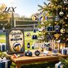 Volleyball Party Decorations Lover Advent Calendar 2026, 2D Acrylic Sports Themed Ornament Set, 24 Enthusiast Collectibles Days Christmas Countdown