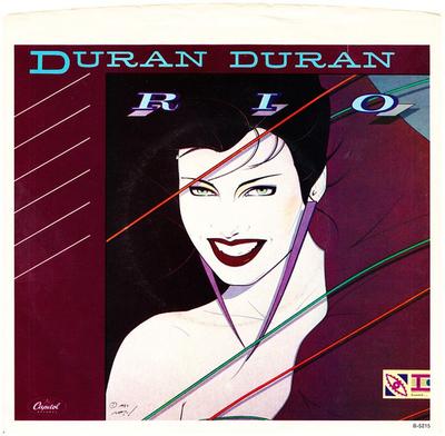 7-дюймовая пластинка DURAN DURAN - Rio B5215 Capitol Records 1983 США Танцевальная и электронная Б/У