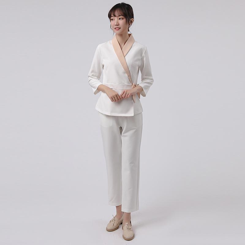 Duozhi Beautician Uniform for Women - Spa, Sauna, and Skin Care