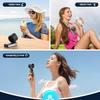 Portable Handheld Turbo Fan, 5 Gear Wind, 3 IN 1 Hand Fans with Air Turbo Tech Cooling Fan for Outdoor Activities, Travel, Beach