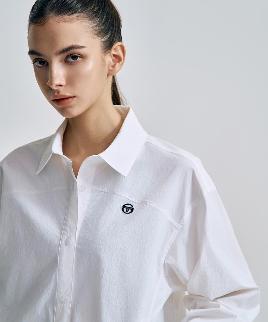 SERGIO TACCHINI W Легкая рубашка-куртка из эластичной ткани