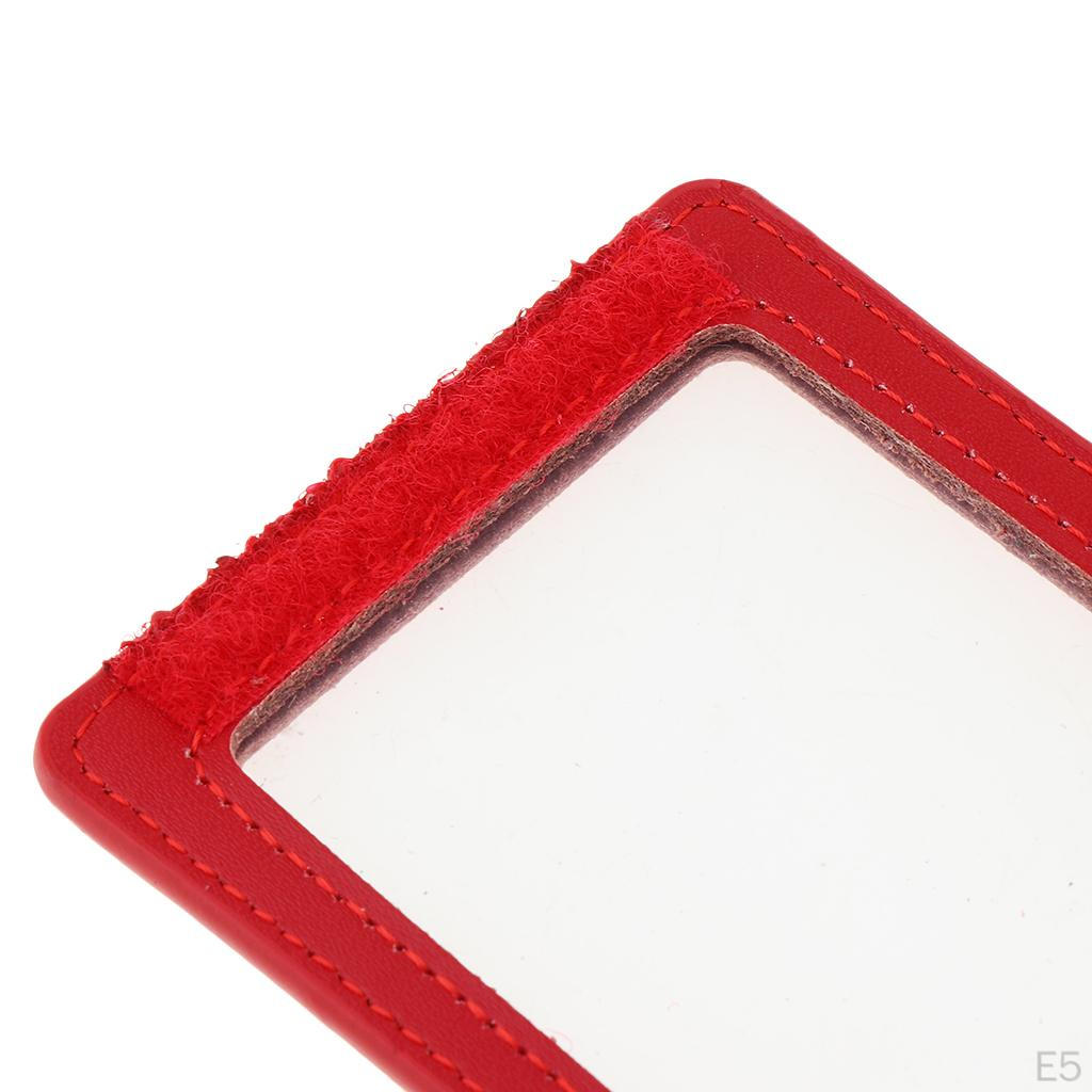 Бейдж-холдер из ПУ кожи, держатель для карточек, бейдж с 2 слотами