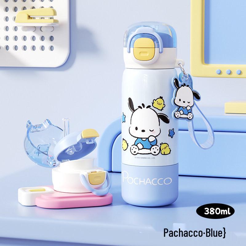 Детский термостакан Sanrio My Melody с трубочкой - Идеально подходит для школы и рюкзаков
