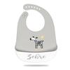 Waterproof Soft Silicone Baby Bibs Cute Cartoon Crown Print Baby Feeding Stuff Kids Girl Boy Adjustable Children Bib