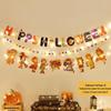 Halloween Hanging Decor: Flags, Flowers, and Ornaments for a Spooky Atmosphere