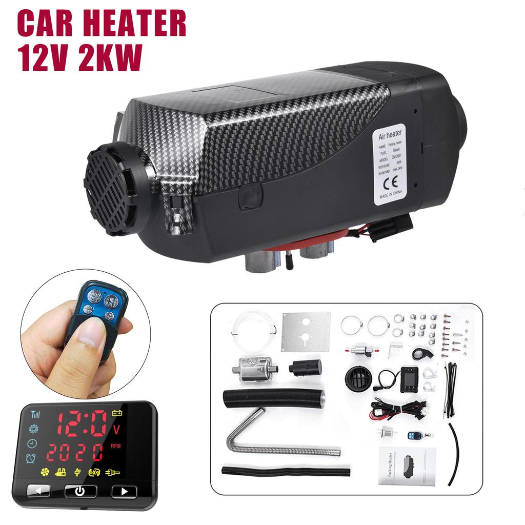 2/5/8KW 12V/24V Car Air Fuel Heater Compact Low Noise For Truck Boat Van RV- To Replace E/berspacher D4,W-ebasto Diesel Heater