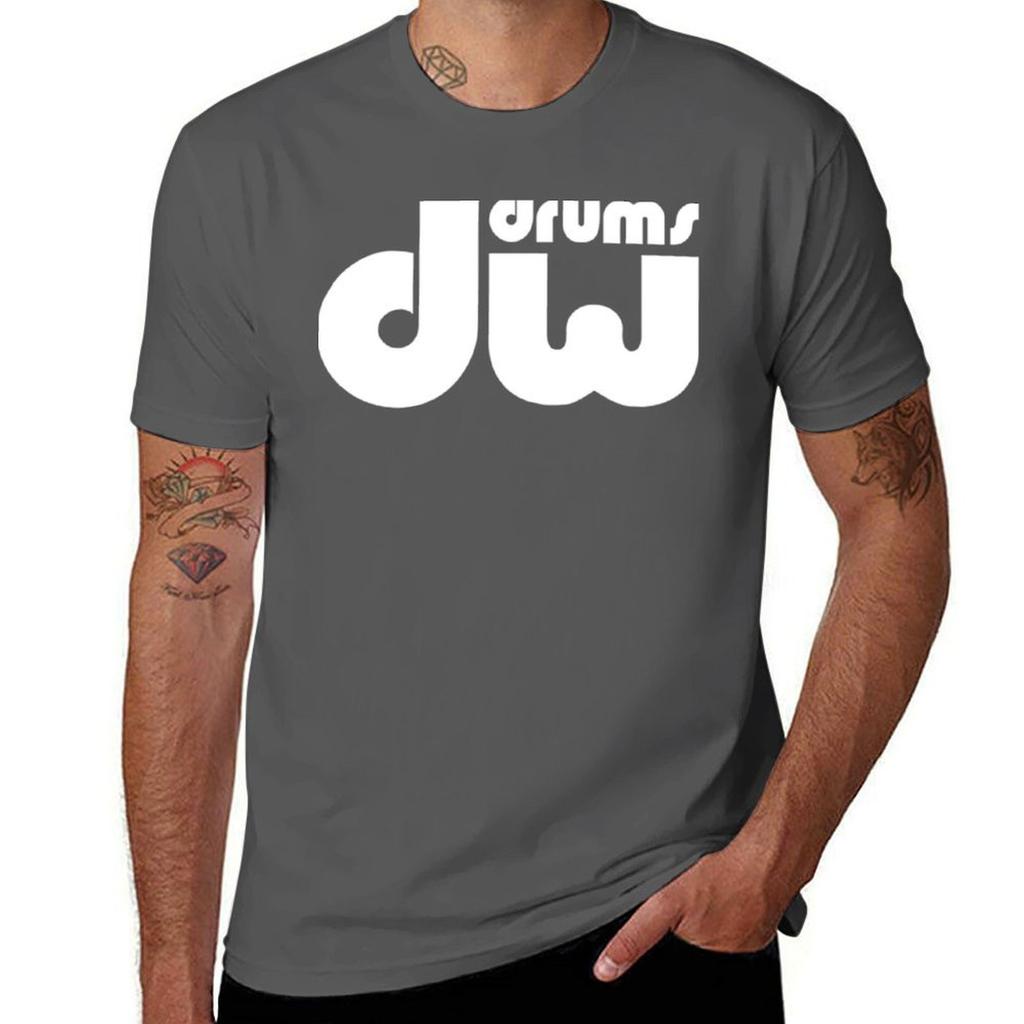 DW Drums TShirt Vintage Style Printed Top