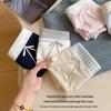 Women’s Skin-friendly Bowknot Lace Panties - Breathable, Antibacterial, Mid-waist, Pure Cotton, Sweet Triangle Design