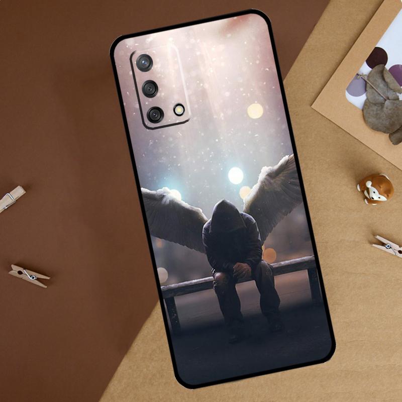 Angel For Oppo A16 A76 A96 A40 A60 A80 A74 A94 A54 A18 A38 A58 A78 A98 A15 A57S A17 A77 Phone Case