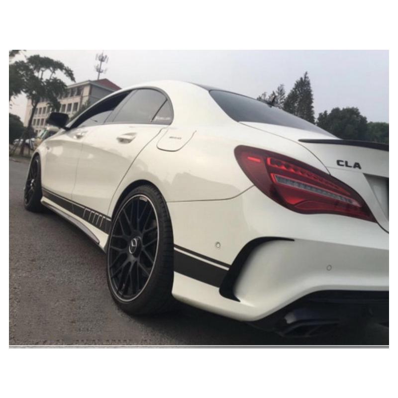 Подходит для Mercedes-Benz W117 CLA200/220 CLA250 CLA45 AMG 2014-2018 Задний бампер Спойлер Воздуховод Canards Крышка Аксессуары