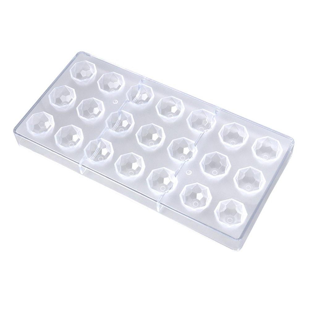 Легко моющаяся поликарбонатная форма для шоколада Прозрачная Прочная Кондитерская форма Многоразовая Выпечка Инструмент для выпечки Кухонные принадлежности