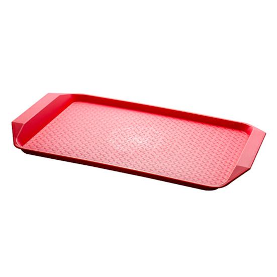 Более утолщенный универсальный сервировочный поднос из полипропилена. Практичный штабелируемый лоток для хранения.