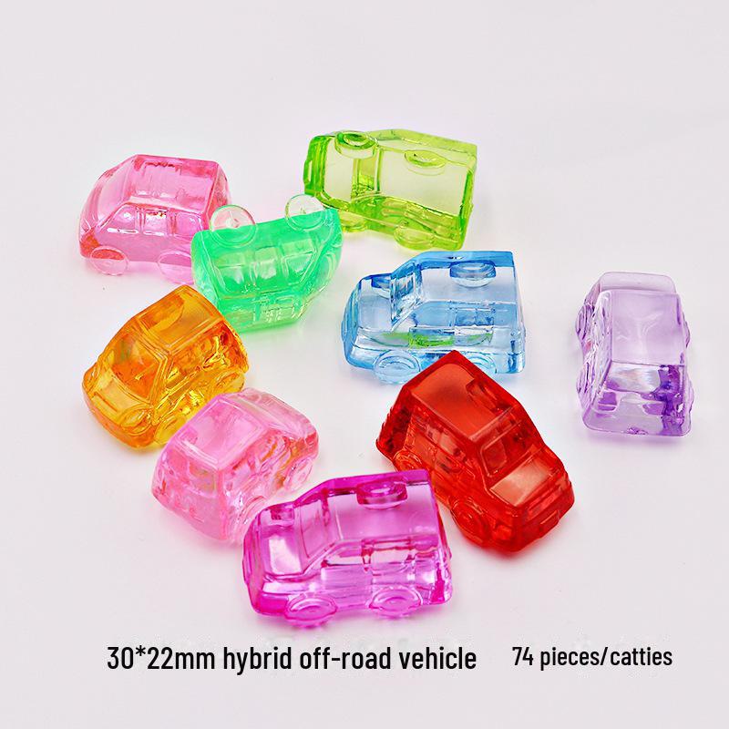 Kids' Gemstone Treasure Shell: Acrylic Diamond and Conch Archaeological Toy.